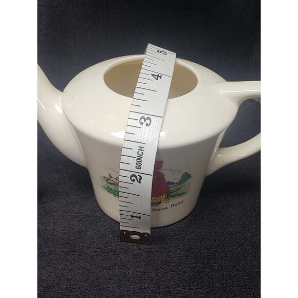 Vintage Sylvan Childs Nursery Rhyme Tea Set | Cup Tea Pot - Saucer Kids Play Set - Picture 10 of 16